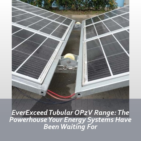 EverExceed Tubular OPzV Range: The Powerhouse Your Energy Systems Have Been Waiting For